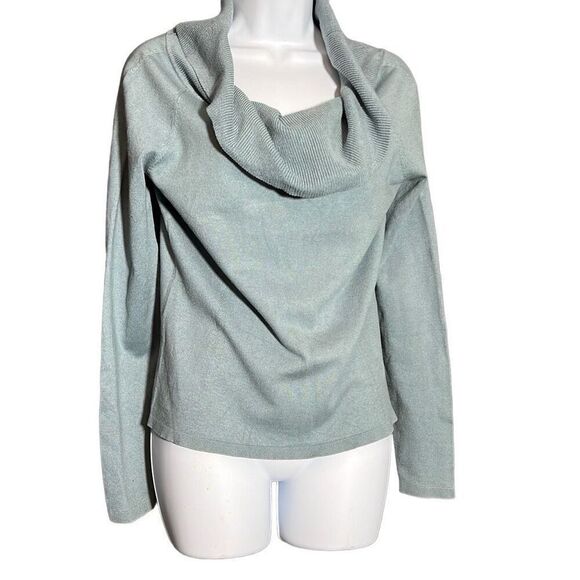 Ann Taylor Soft Blue Versatile Neck Sweater  Size: Medium - Picture 1 of 6